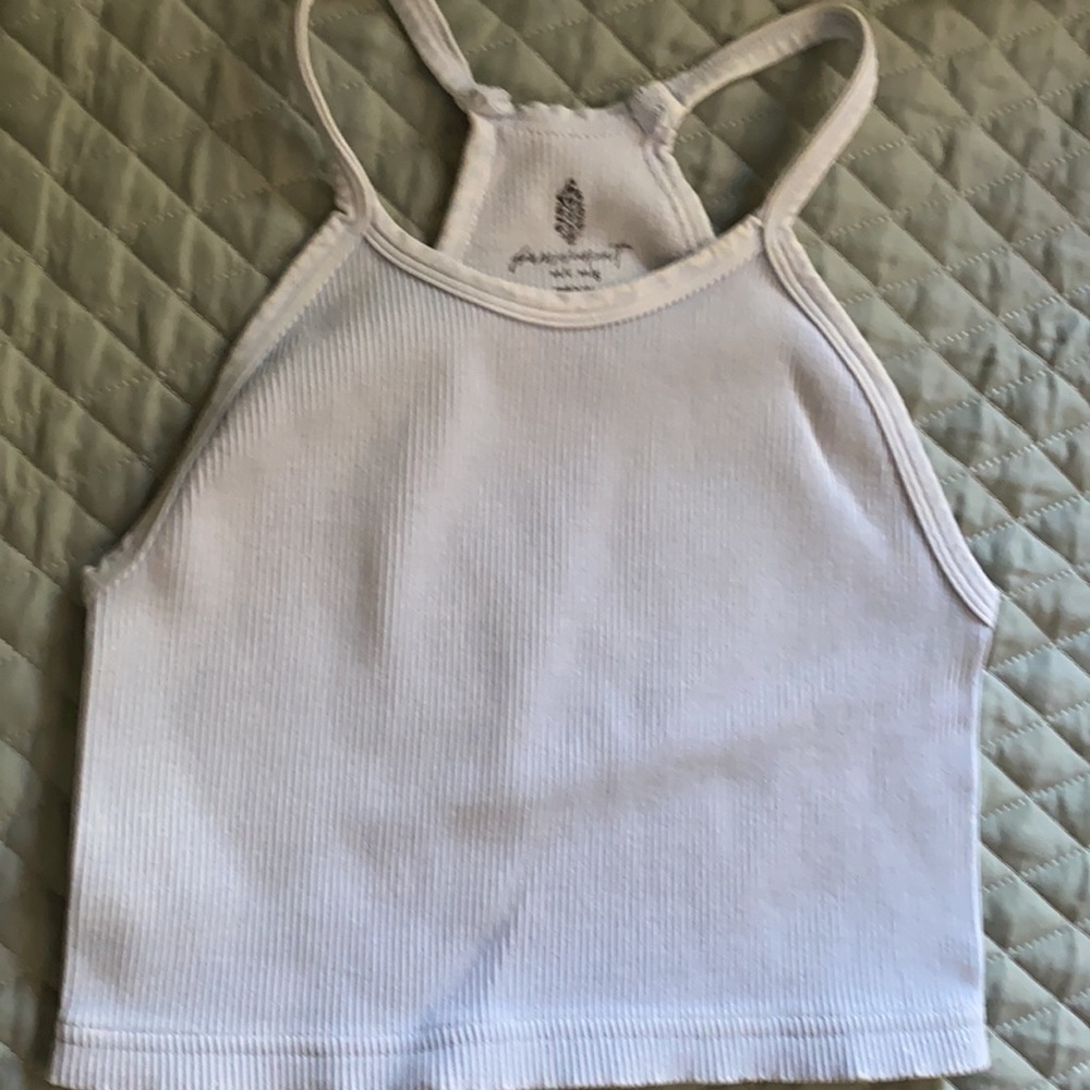 NEW 3 vintage light blue colors !!🌺Free people happiness run crop - Picture 9 of 17